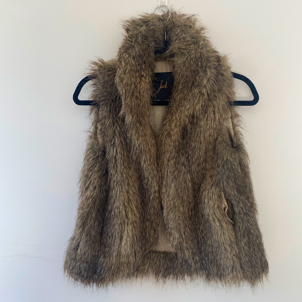 TAN FUR VEST
